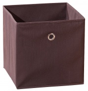 Skládací úložný box Cube - hnědá