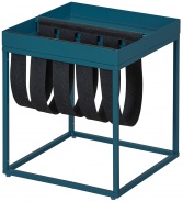 Odkládací stolek Hayes - modrá/černá