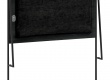 Čelo 100x200cm s USB Nebula - černá